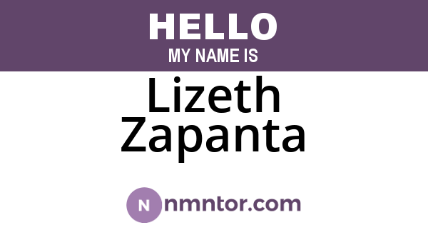 Lizeth Zapanta