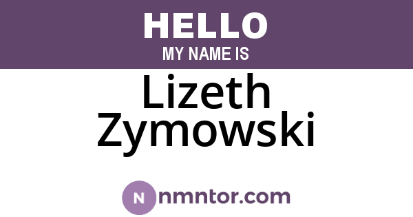 Lizeth Zymowski