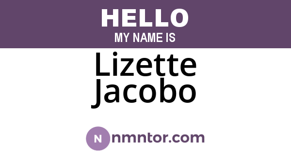 Lizette Jacobo