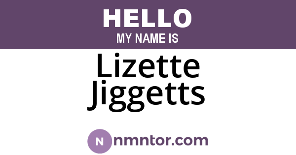 Lizette Jiggetts