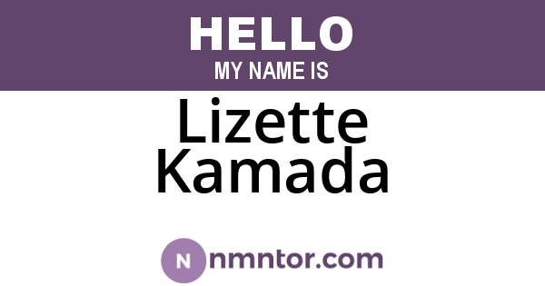 Lizette Kamada