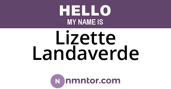 Lizette Landaverde