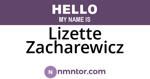 Lizette Zacharewicz