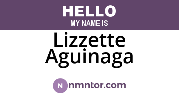 Lizzette Aguinaga
