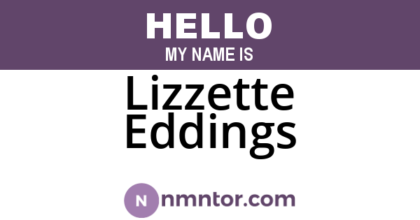 Lizzette Eddings