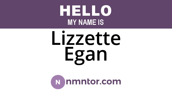 Lizzette Egan