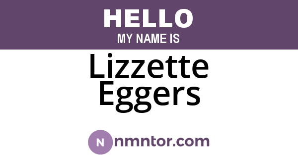 Lizzette Eggers