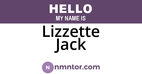Lizzette Jack