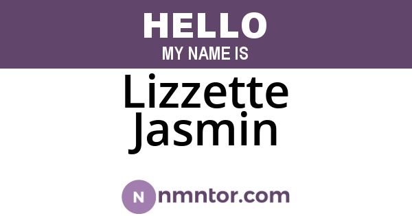 Lizzette Jasmin