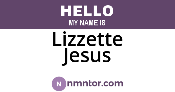 Lizzette Jesus