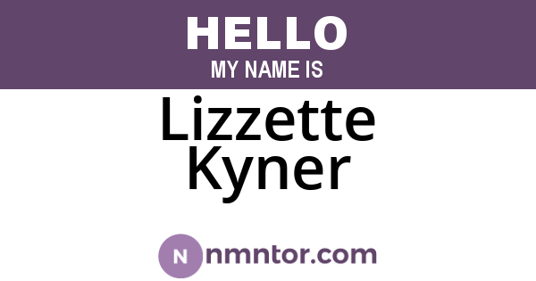 Lizzette Kyner