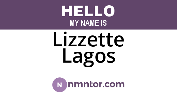Lizzette Lagos
