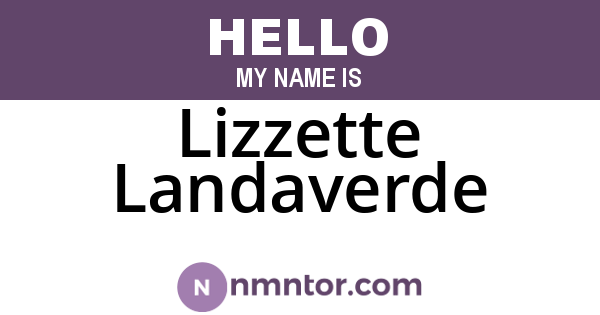 Lizzette Landaverde