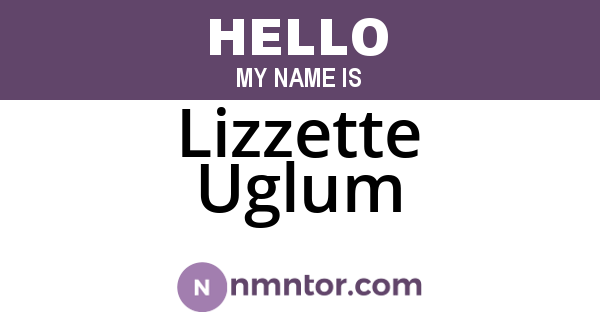 Lizzette Uglum