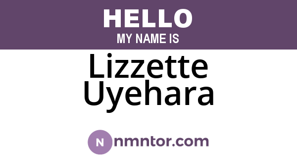 Lizzette Uyehara