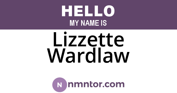 Lizzette Wardlaw