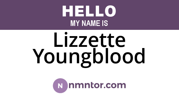 Lizzette Youngblood