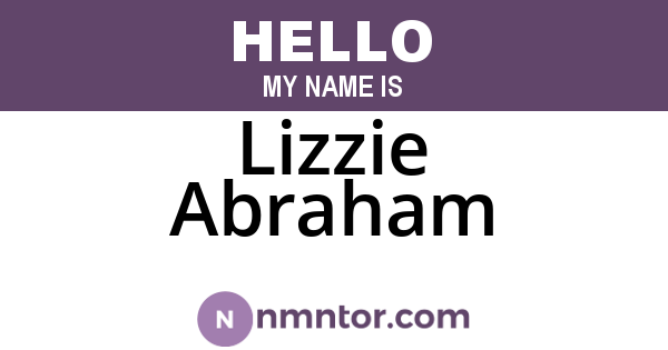 Lizzie Abraham