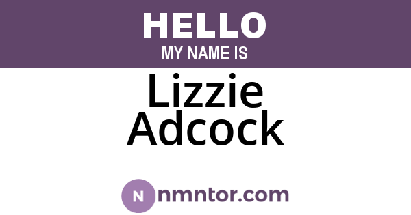 Lizzie Adcock