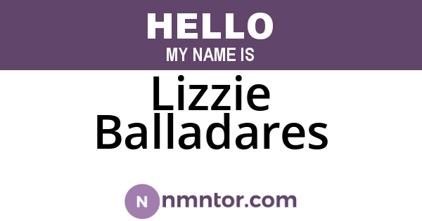 Lizzie Balladares