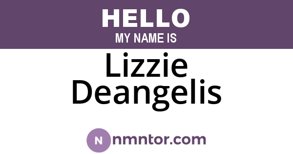 Lizzie Deangelis