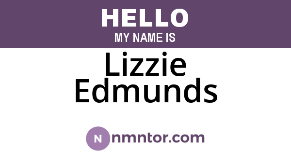 Lizzie Edmunds