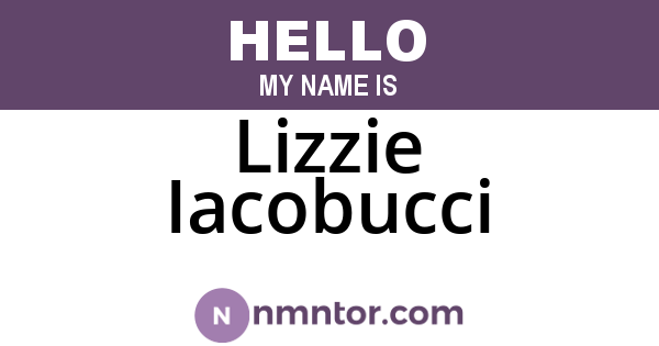 Lizzie Iacobucci