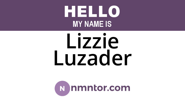 Lizzie Luzader