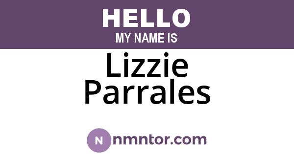 Lizzie Parrales