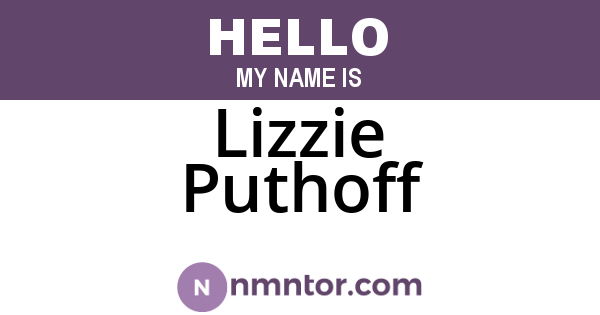 Lizzie Puthoff