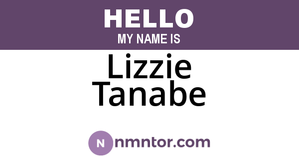 Lizzie Tanabe