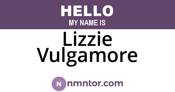 Lizzie Vulgamore