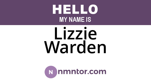 Lizzie Warden