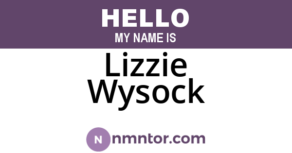 Lizzie Wysock