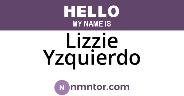 Lizzie Yzquierdo