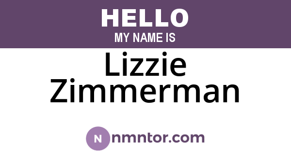 Lizzie Zimmerman