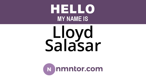 Lloyd Salasar