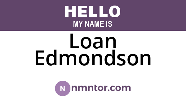 Loan Edmondson