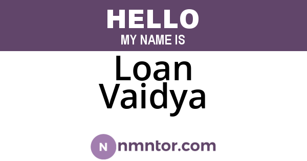Loan Vaidya