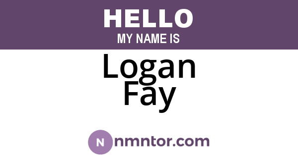 Logan Fay