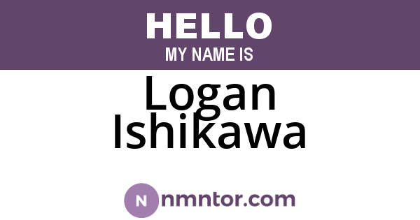 Logan Ishikawa