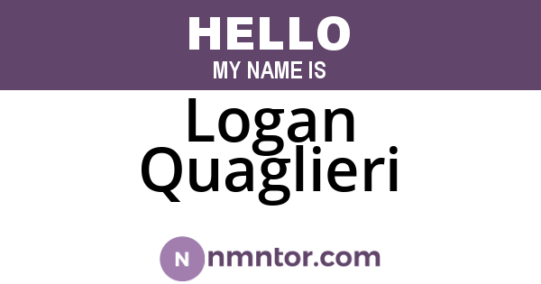 Logan Quaglieri