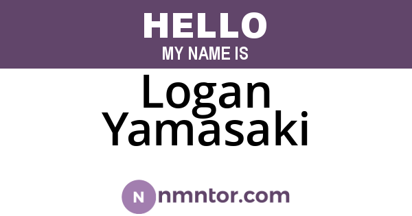 Logan Yamasaki