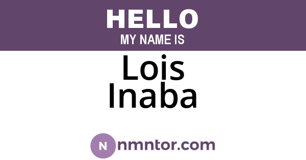 Lois Inaba