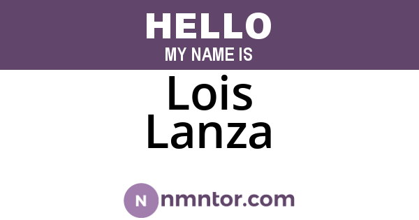 Lois Lanza