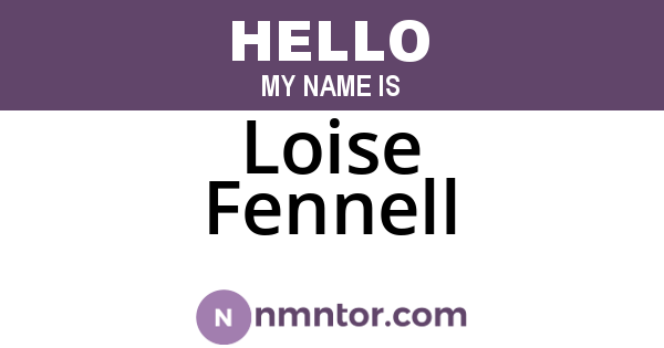 Loise Fennell