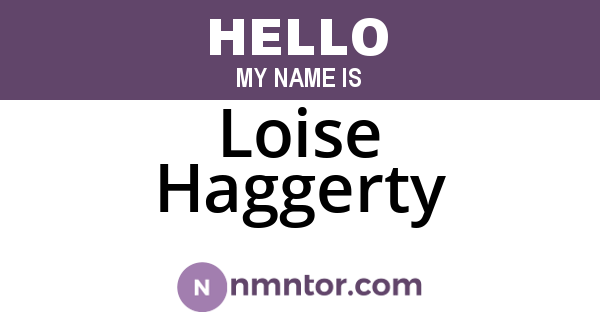 Loise Haggerty