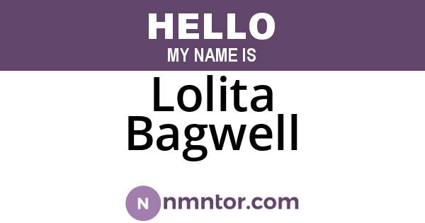 Lolita Bagwell