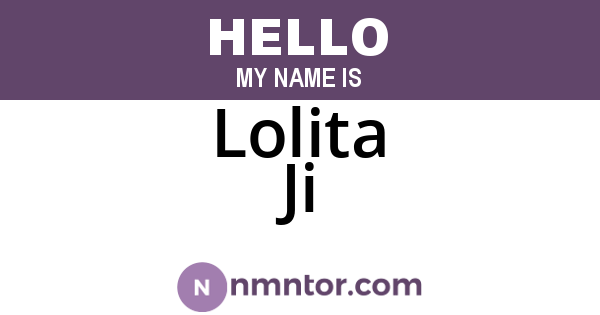 Lolita Ji