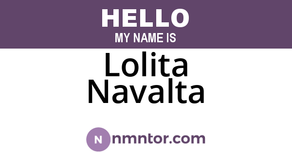Lolita Navalta